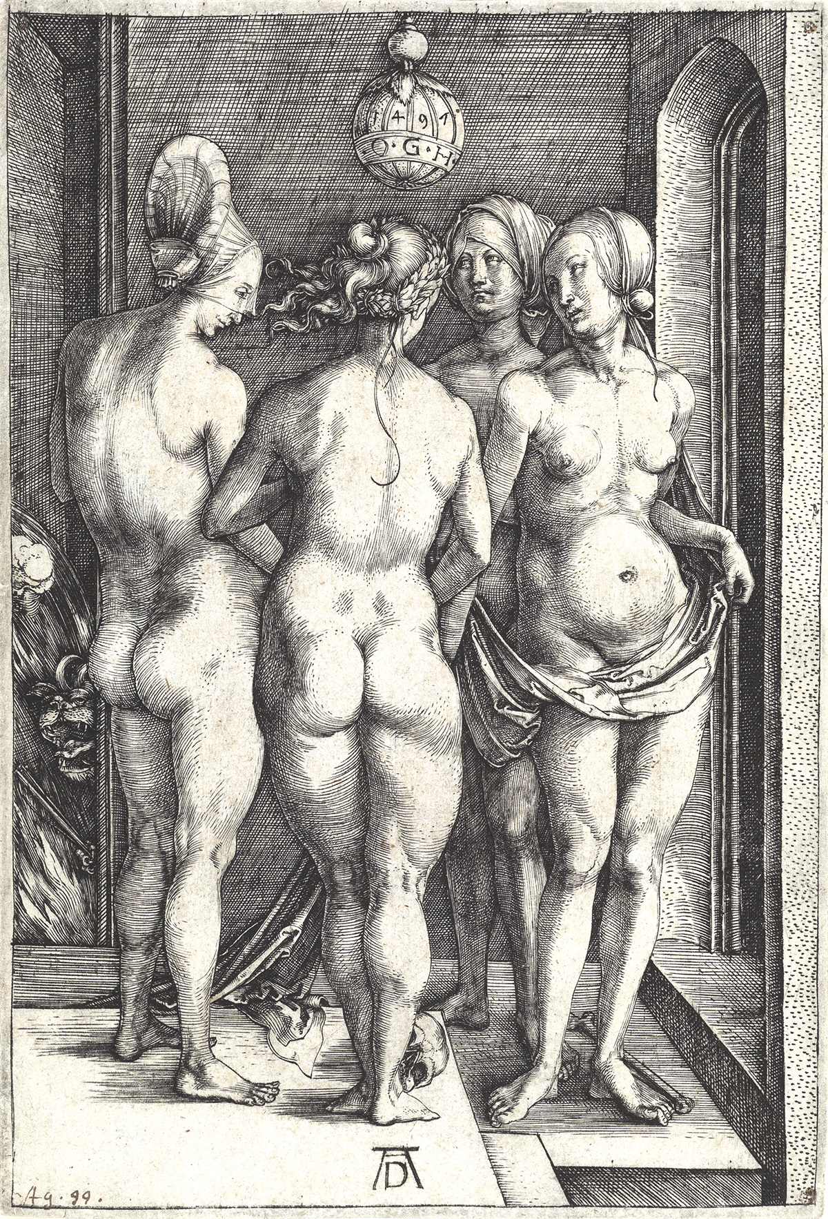 ALBRECHT DÜRER Four Naked Women.